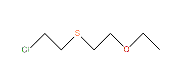 (2-Chloroethylthio)-ethyl ethyl ether